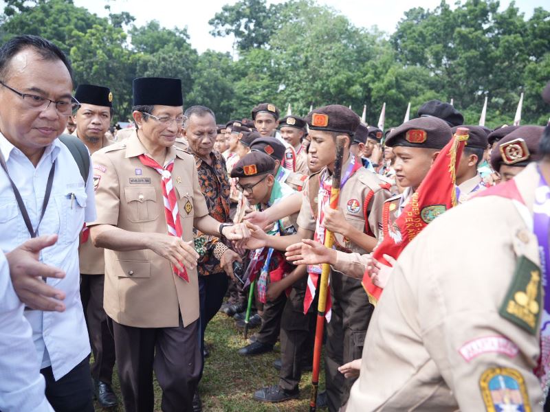 pramuka di pesantren