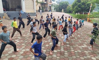 pencak silat santri
