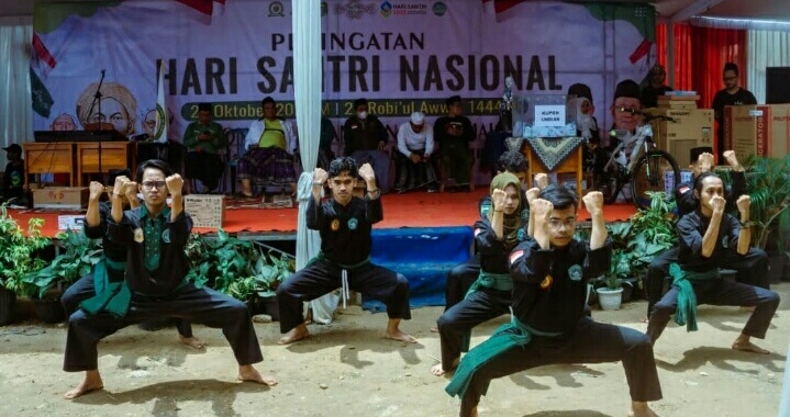 pencak silat santri