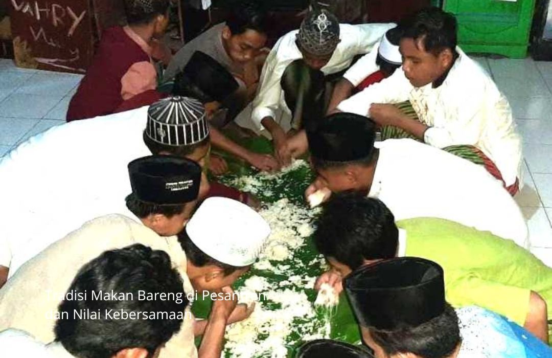 tradisi makan bareng di pesantren