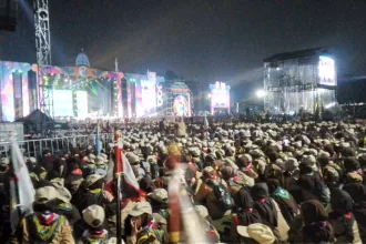 pembukaan jambore pramuka muslim