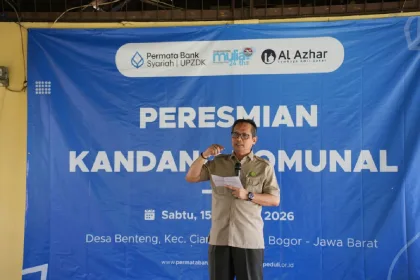 Pesantren Darul Falah, Al Azhar dan Permata Syariah resmikan kandang komunal domba