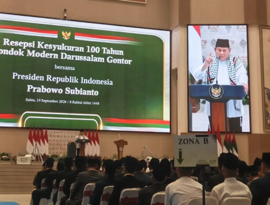 Resmikan Fakultas Kedokteran Pada Perayaan 100 Tahun Gontor Ponorogo, Presiden RI Ingatkan Santri Lanjutkan Perjuangan